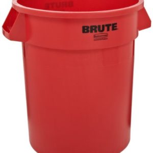 Receptacle Rubbermaid Brute Red