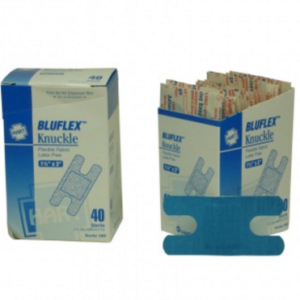 Woven Flexible Elastic Blue Knuckle Bandages