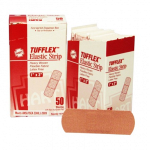 Flexible Fabric Elastic Strip Tufflex Bandage 1" x 3"
