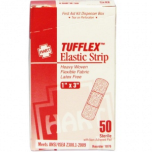 Flexible Fabric Elastic Strip Tufflex Bandage 1" x 3"