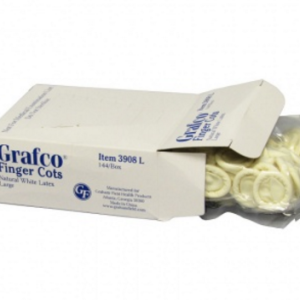 Lightweight Latex Finger Cots Large