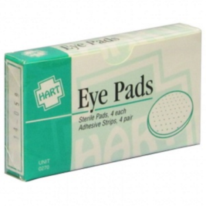 Sterile Eye Pads With Adhesive Strips