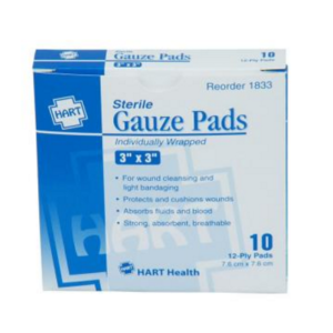 Bandage; Patch; Large; 3" x 3"