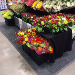 Flower Case Mat - Charcoal Berber