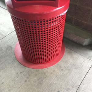 Floor Mat for Receptacle