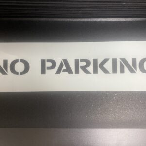 Stencil NO PARKING 31”x8” - reusable
