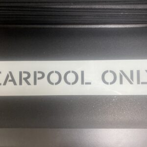 Stencil CARPOOL ONLY - reusable